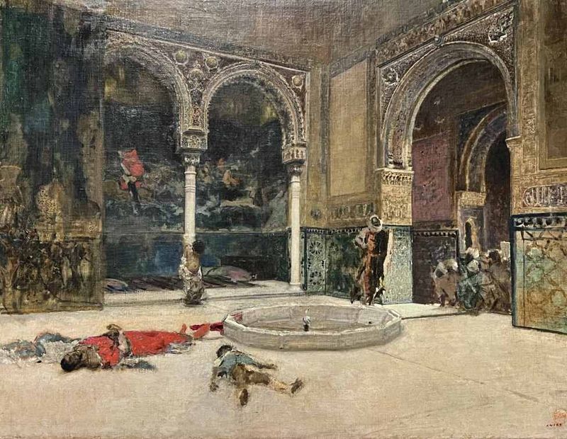 Marià Fortuny — Le Massacre des Abencerrajes, c. 1870