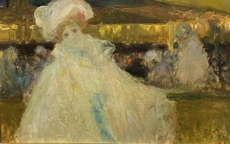 Hermen Anglada Camarasa — Paris nocturne, c. 1900