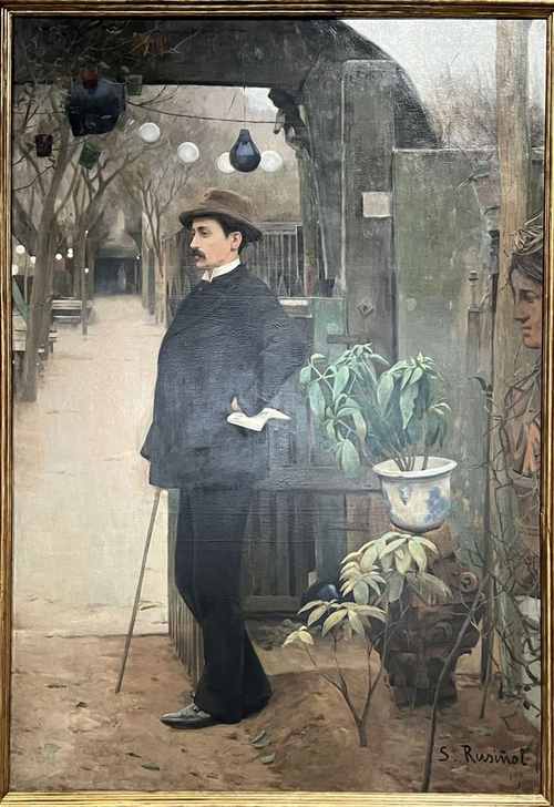 Santiago Rusiñol — Portrait de Miquel Utrillo, 1890-1891