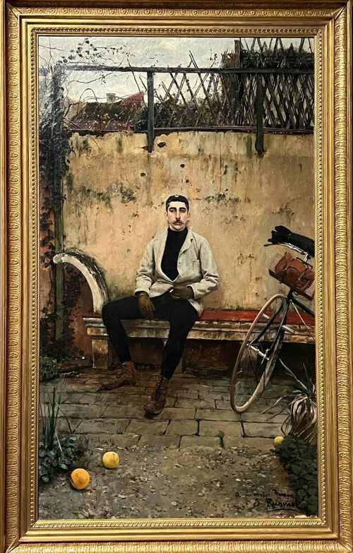 Santiago Rusiñol — Ramon Casas vélocipédiste, 1889