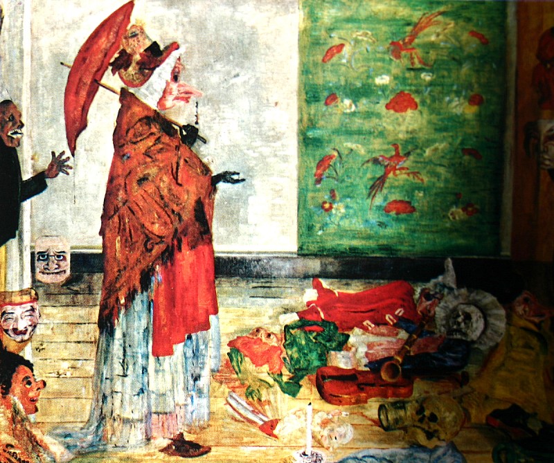 James Ensor — Surprise du masque Wouse, 1889