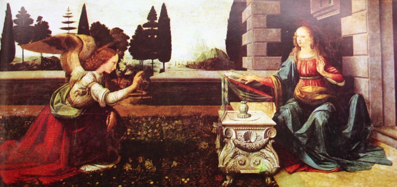 Léonard de Vinci — L'Annonciation