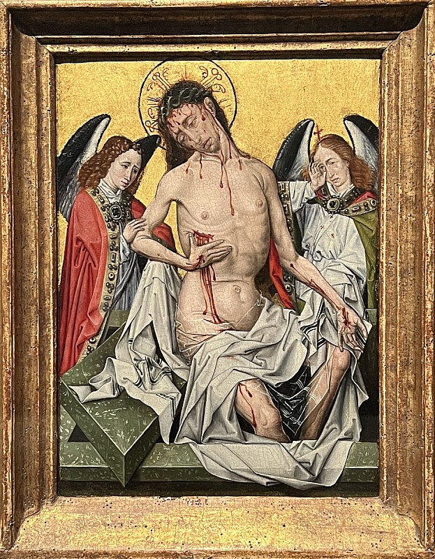 Maître de Flémalle (Robert Campin) — L'Homme de douleurs, vers 1430