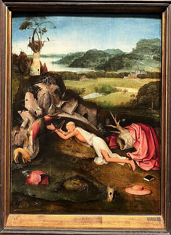 Jérôme Bosch — Saint Jérôme, vers 1485-1495
