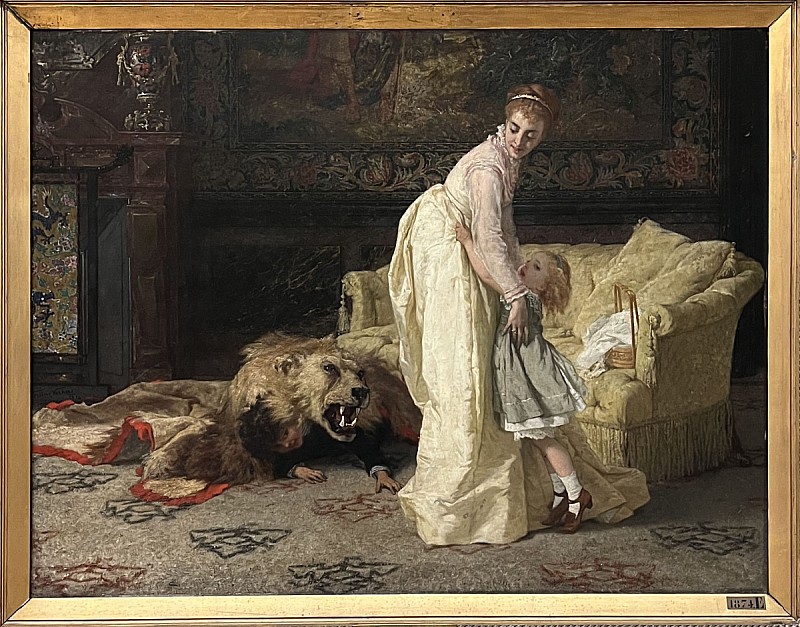 Franz Verhas — Le Lion, 1874