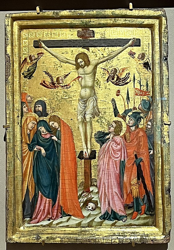 Maître de la Salle capitulaire de Pomposa — La Crucifixion, vers 1320
