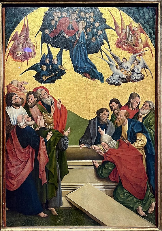 Johann Koerbecke — L'Assomption de la Vierge, vers 1457