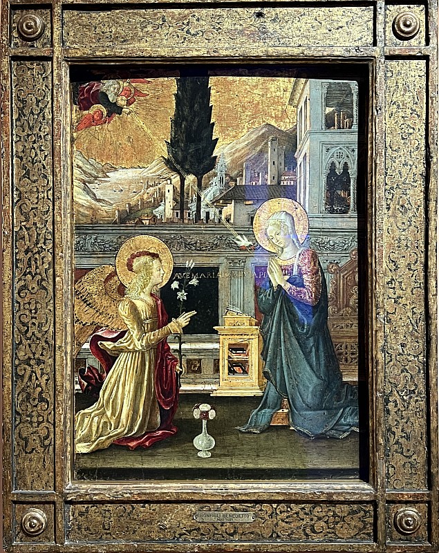 Benedetto Bonfigli — L'Annonciation, vers 1455