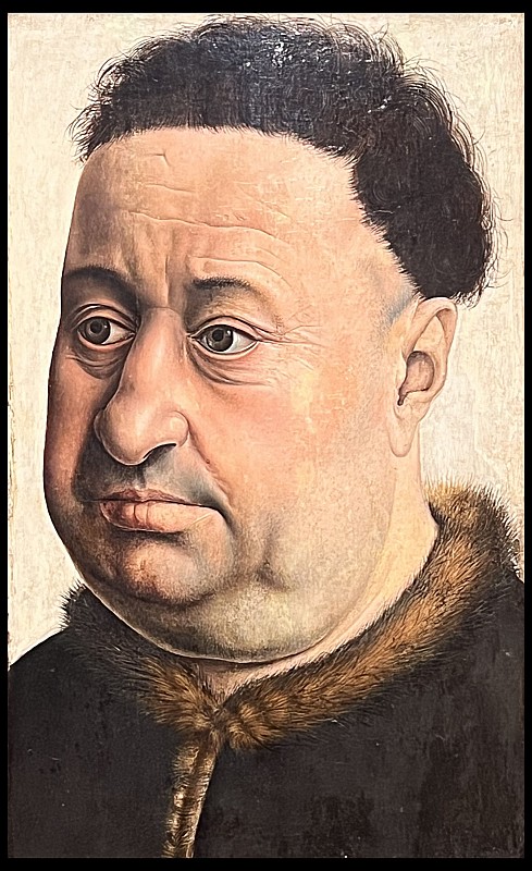 Robert Campin — Portrait d'un homme robuste. Robert de Masmines (?), vers 1425