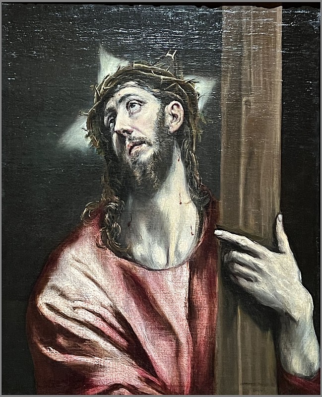 El Greco — Le Christ embrassant la Croix, vers 1587-1596