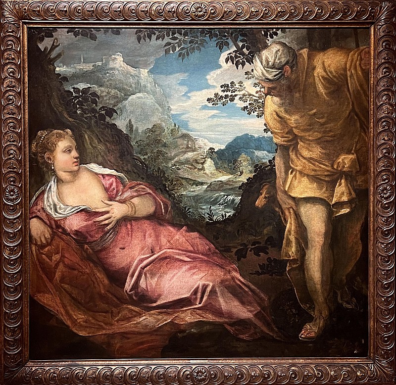 Le Tintoret — La Rencontre de Tamar et Juda, vers 1555-1559