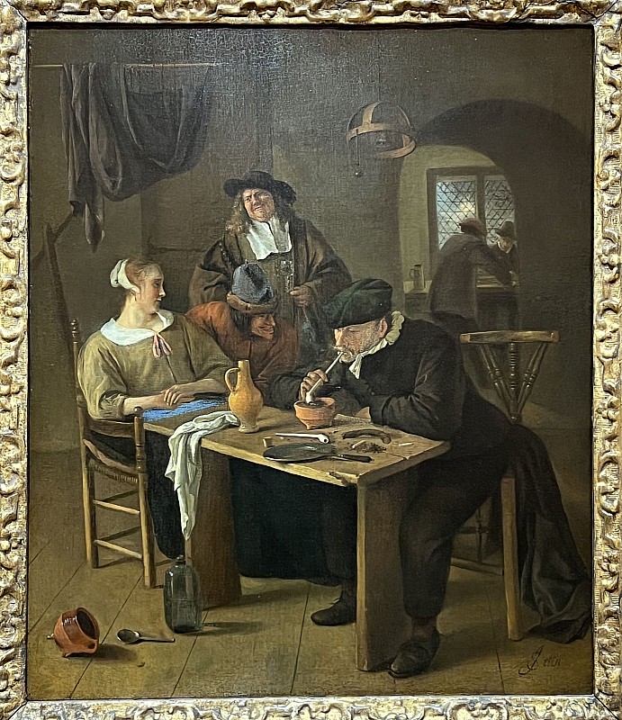 Jan Havicksz. Steen — Scène de taverne, vers 1661-1665