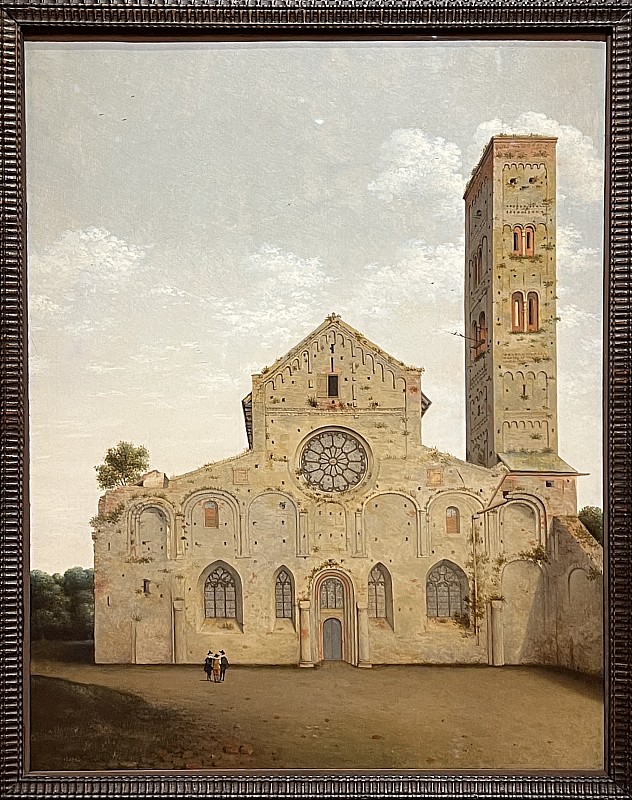 Pieter Jansz. Saenredam — La Façade occidentale de l'église Sainte-Marie d'Utrecht, 1662