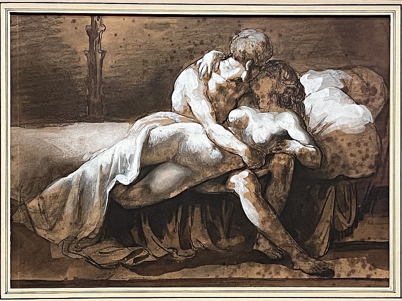Théodore Géricault — Le Baiser, vers 1816-1817