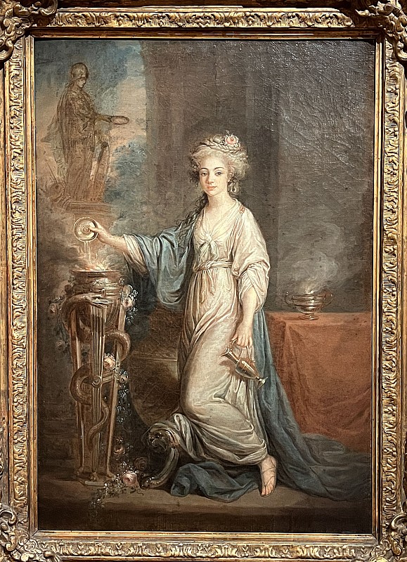 Angelica Kauffmann — Portrait d'une dame en vestale, décennie 1780