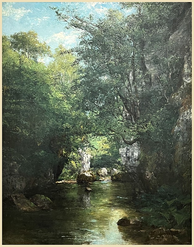 Gustave Courbet — Le Ruisseau Brème, 1866