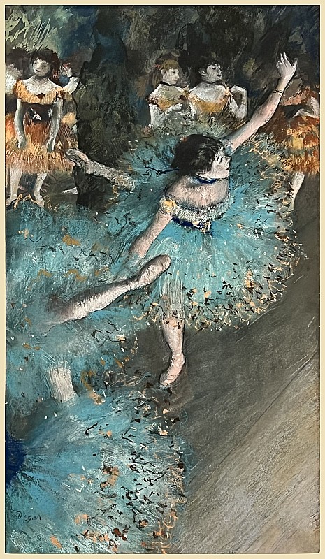 Edgar Degas — Danseuse se balançant (Danseuse en vert), 1877-1879