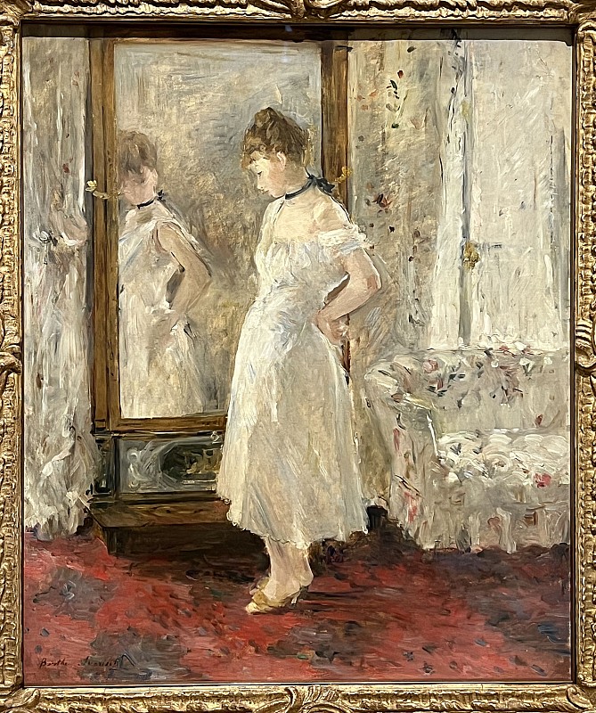 Berthe Morisot — Le Miroir de Psyché, 1876