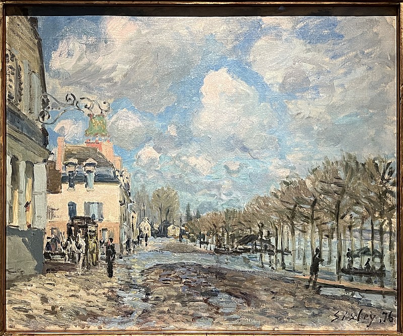 Alfred Sisley — L'Inondation à Port-Marly, 1876