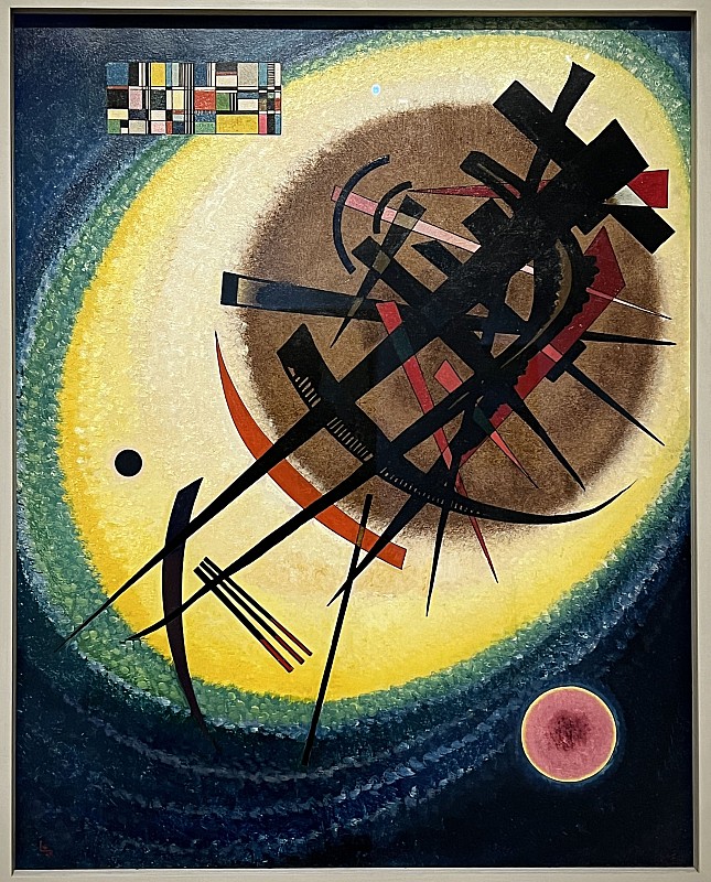 Wassily Kandinsky — Dans l'ovale clair, 1925