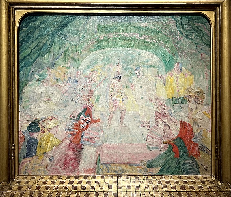 James Ensor — Théâtre de masques, 1908