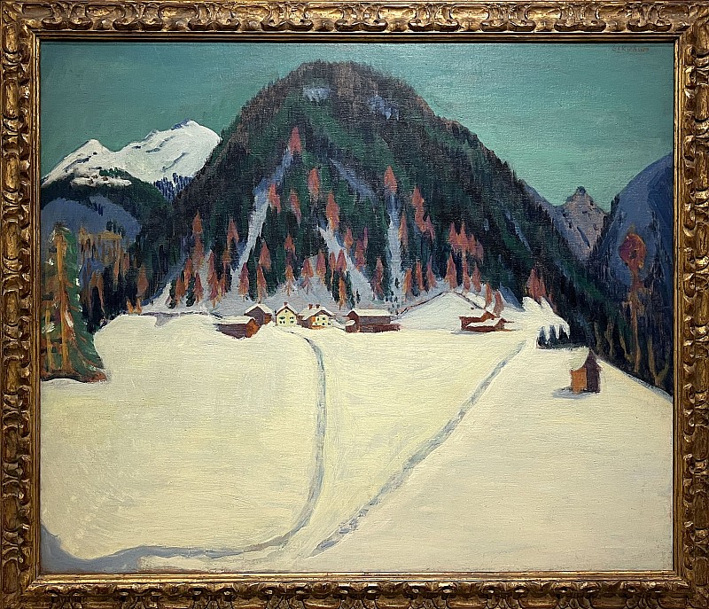 Ernst Ludwig Kirchner — Junkerboden sous la neige, vers 1936-1938