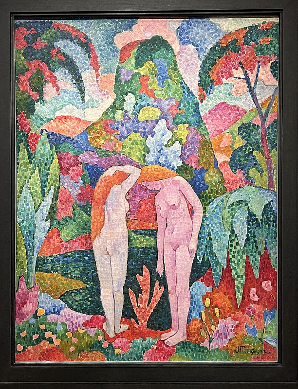 Jean Metzinger — Baigneuses (Deux Nus dans un paysage exotique), vers 1905