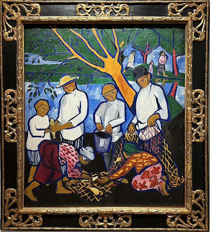 Natalia Gontcharova — Pêche (Pêcheurs), 1909