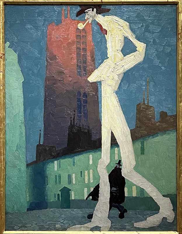 Lyonel Feininger — L'Homme blanc, 1907