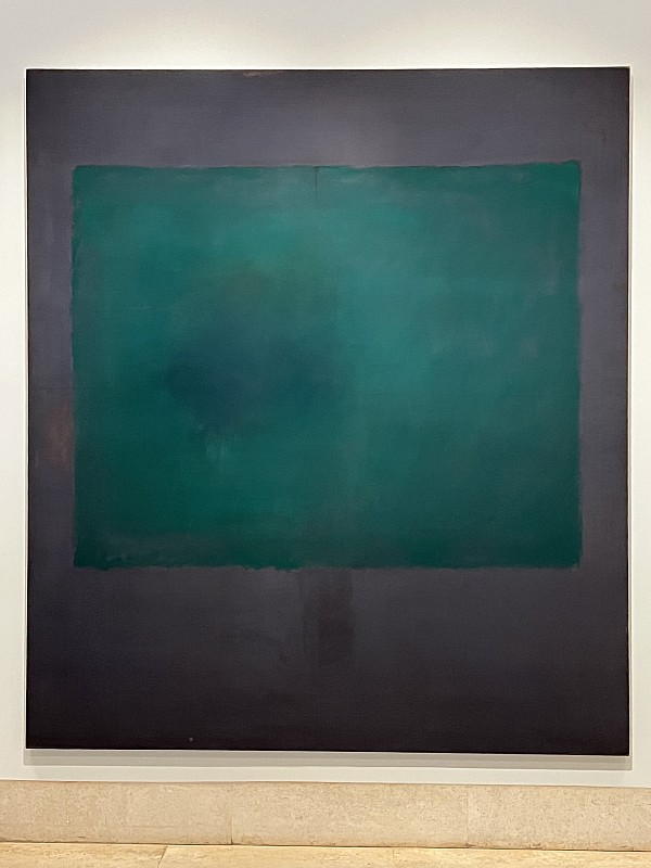 Mark Rothko — Sans titre (Vert sur marron), 1961