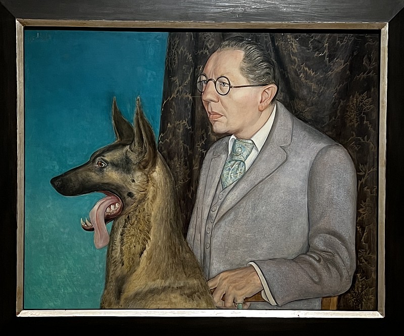 Otto Dix — Hugo Erfurth au chien, 1926