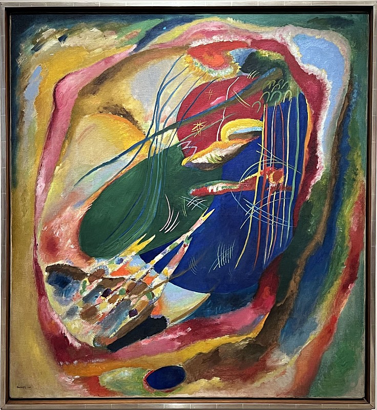Wassily Kandinsky — Peinture avec trois taches, n° 196, 1914
