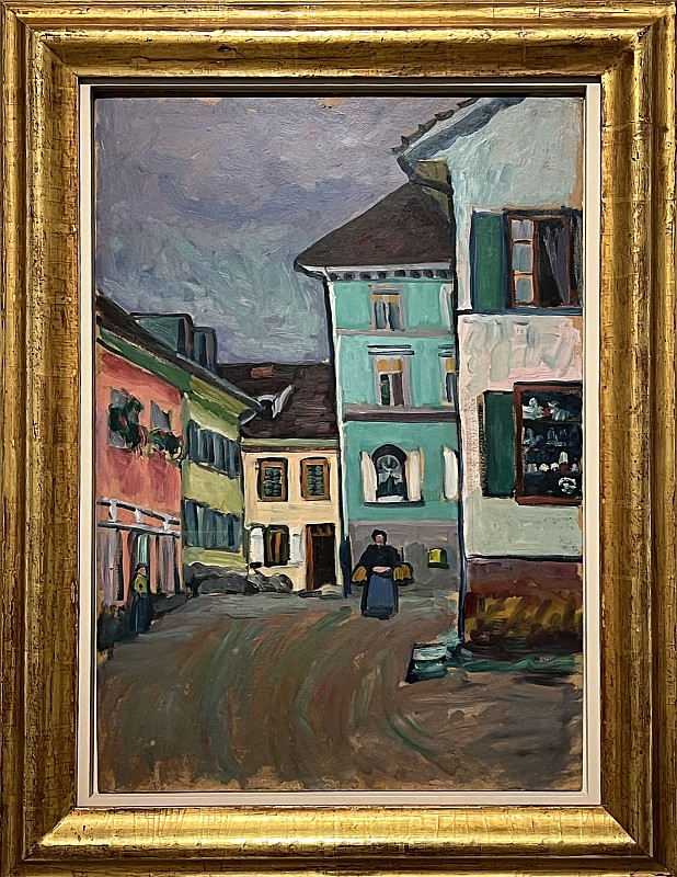 Wassily Kandinsky — Murnau. Haut de la Johannisstrasse, 1908