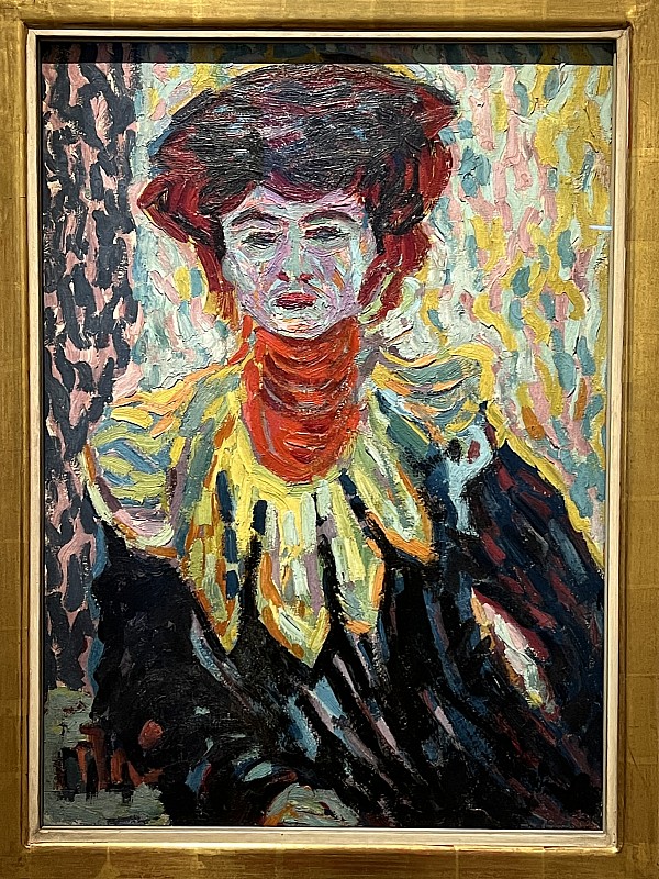 Ernst Ludwig Kirchner — Doris au col montant, vers 1906