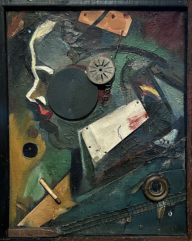 Kurt Schwitters — Merzbild 1A (Le Psychiatre), 1919
