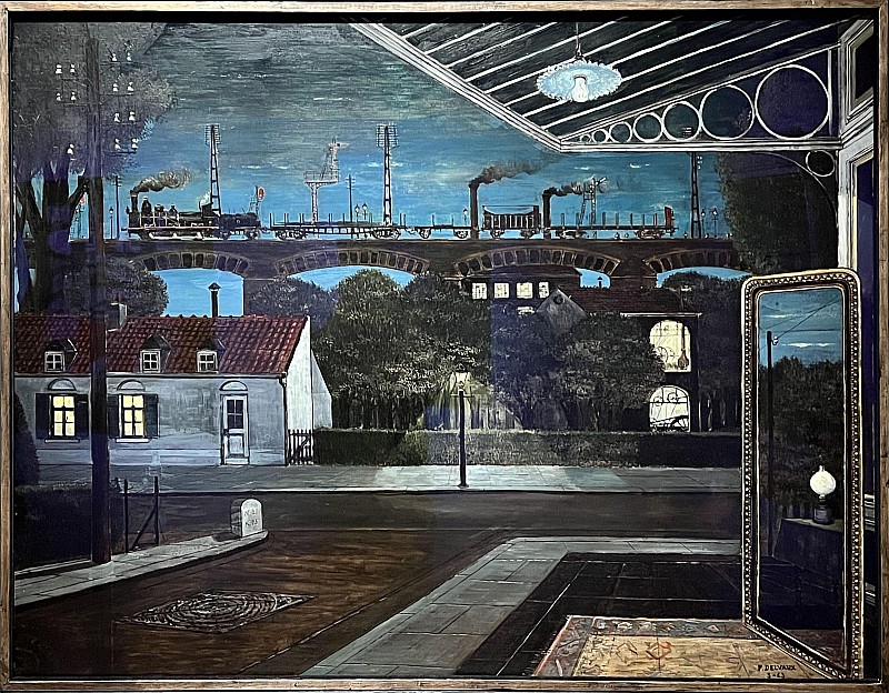 Paul Delvaux — Le Viaduc, 1963