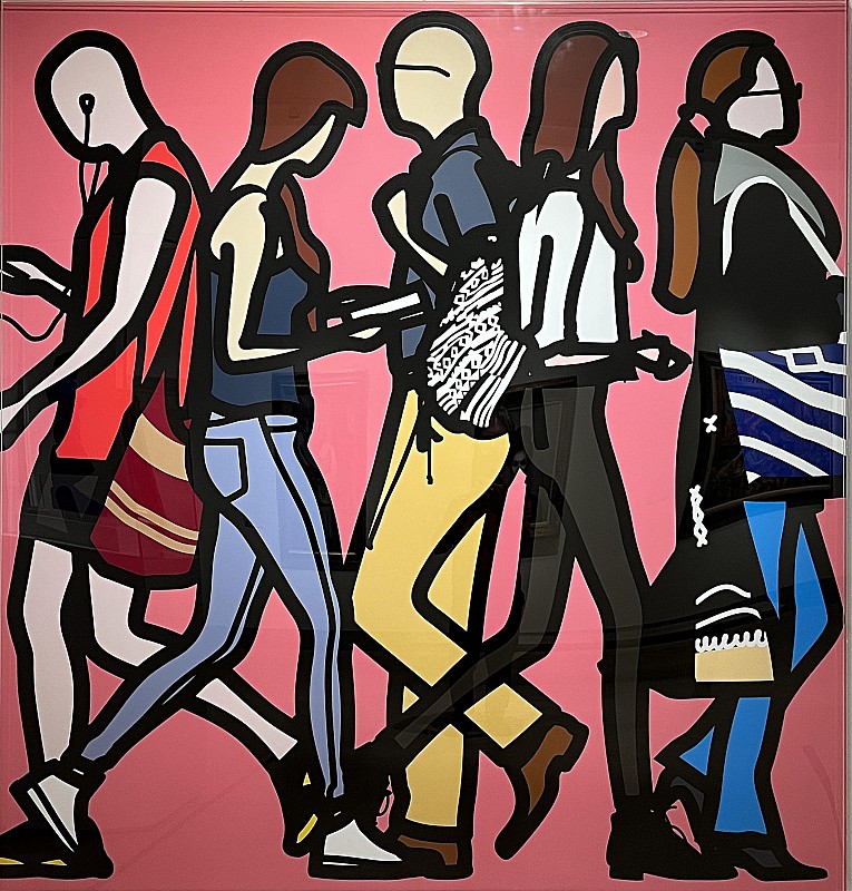 Julian Opie — Promenade à Southwark 2, 2014
