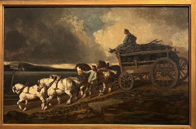 Géricault — Le Charriot de charbon, 1821