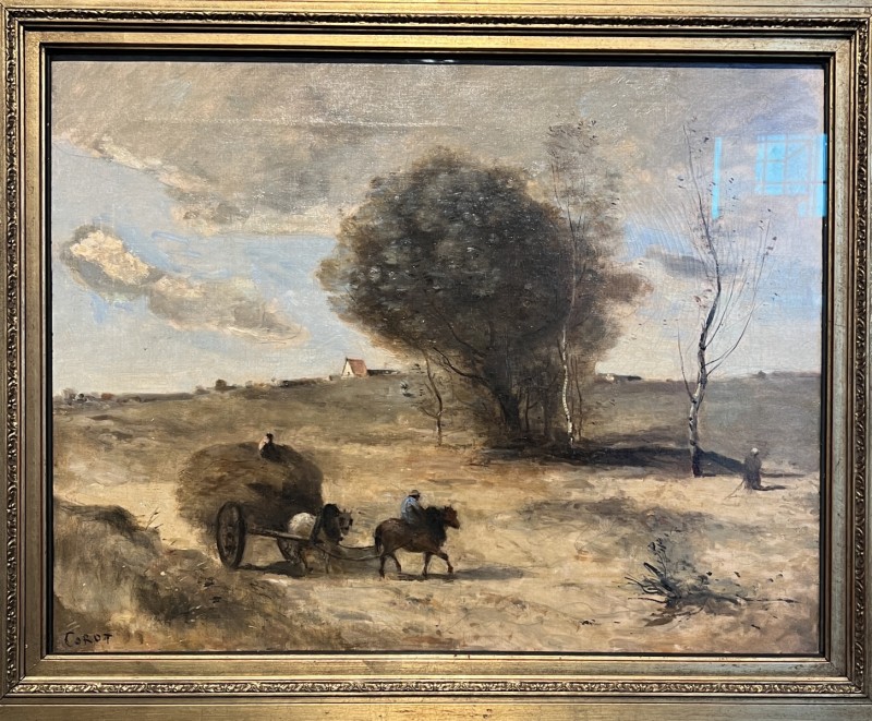Corot — La Petite Charette dans les dunes, 1865