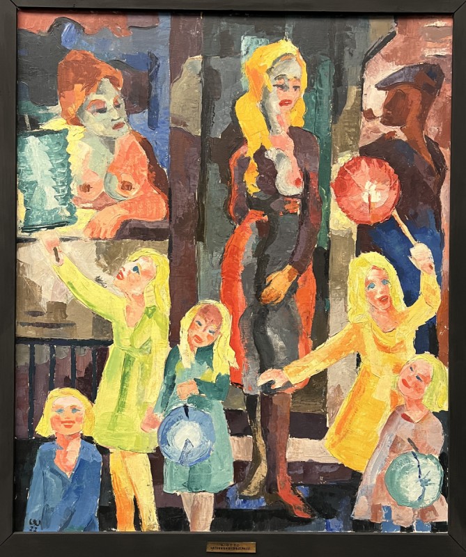 Wilfried Otto — Portrait à la lanterne à St. Paul, 1922