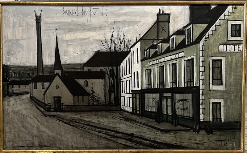 Bernard Buffet — L'Hôtel Faubourg, 1955