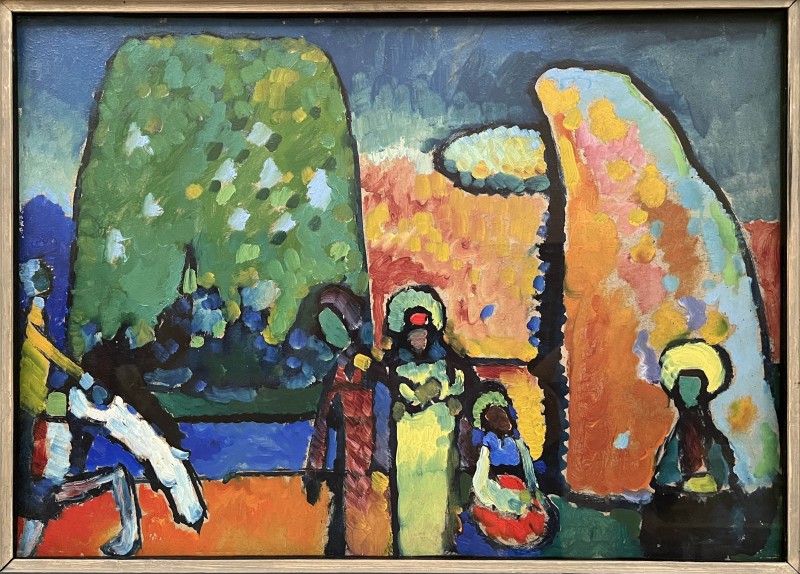 Kandinsky — Funeral march, 1909