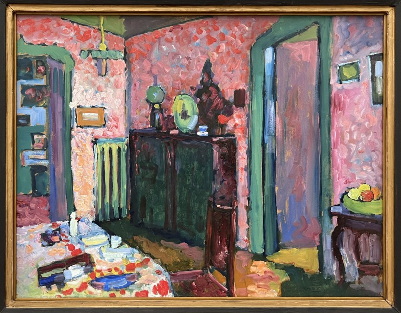 Kandinsky — Interior (my dining room), 1909