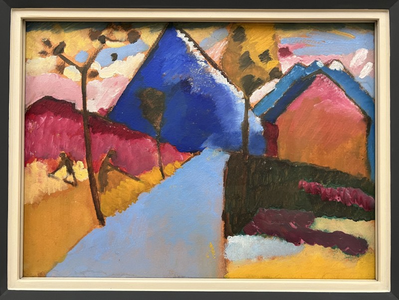 Kandinsky — Kochel straight road, 1909