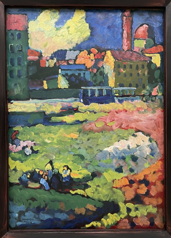 Kandinsky — Munich before the city, 1908