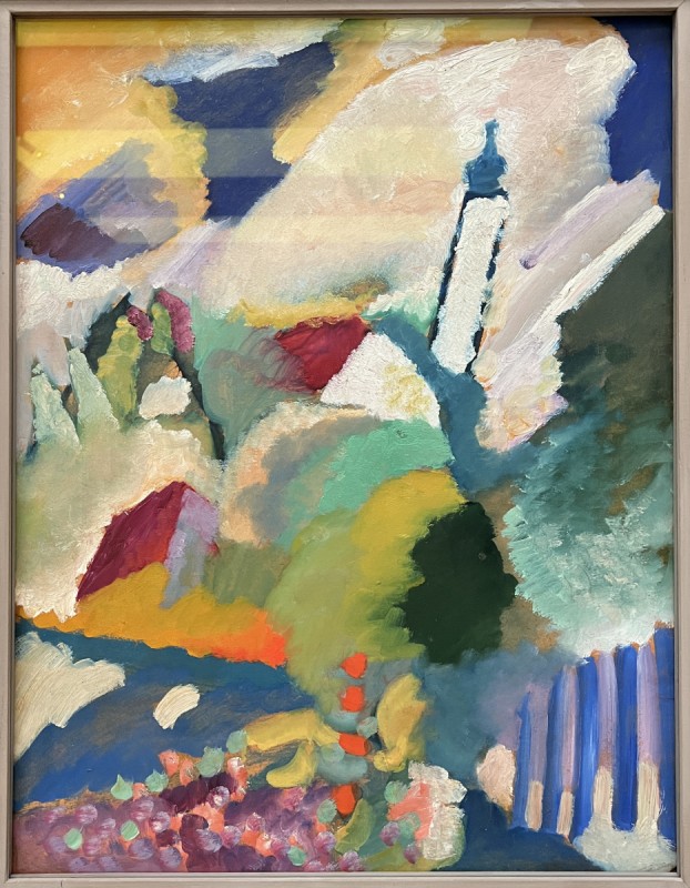 Kandinsky — Murnau with church 1, 1910