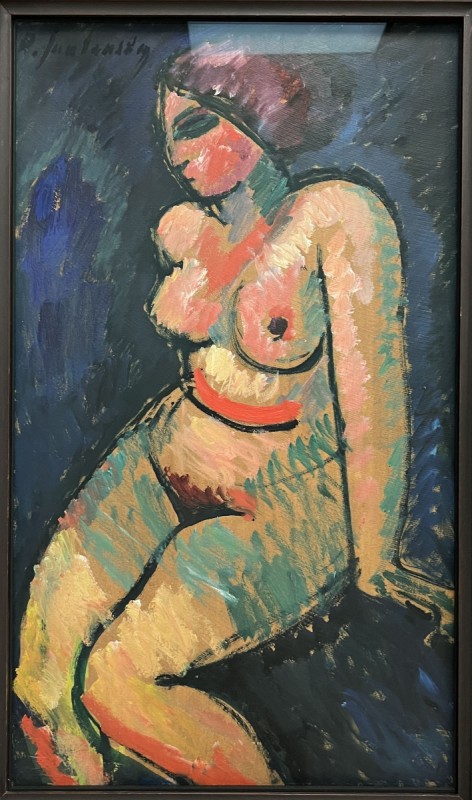 Jawlensky — Femme assise nue, 1910