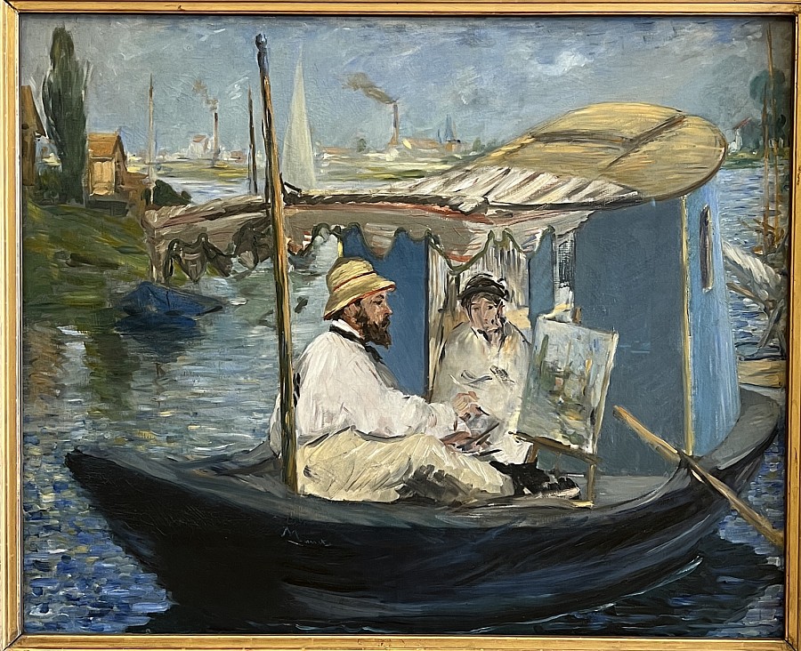 Manet — La Barque, 1874