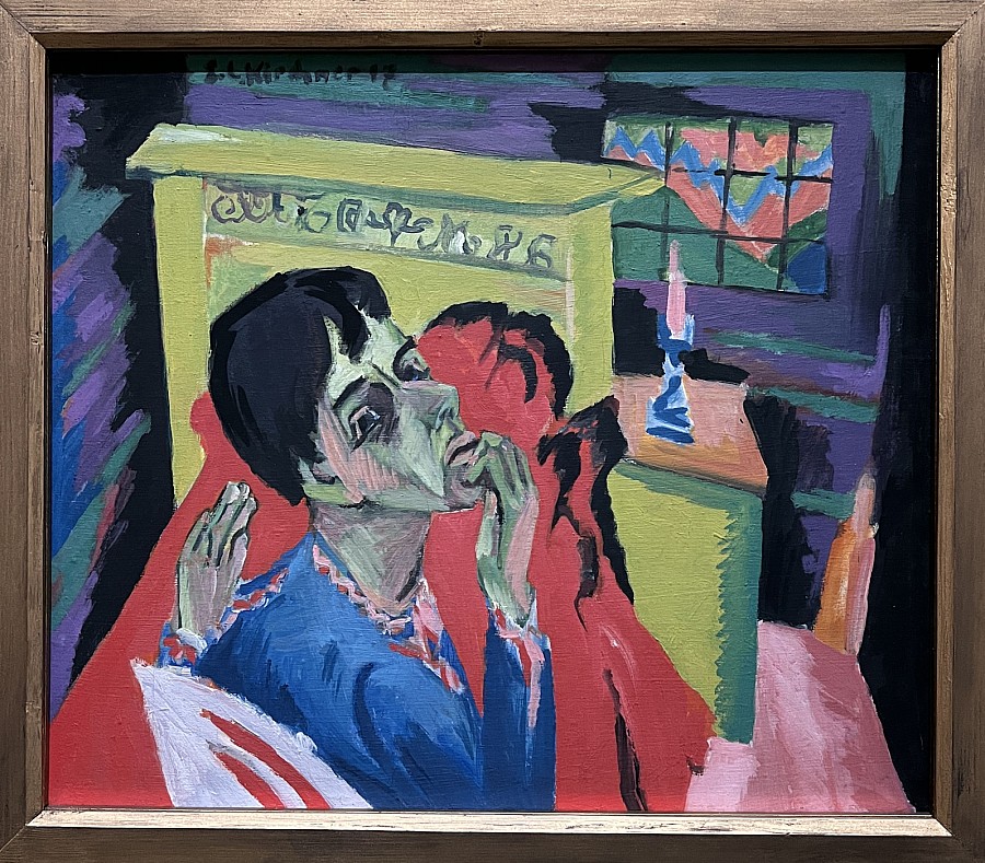 Ernst Ludwig Kirchner — Autoportrait en homme malade, 1918
