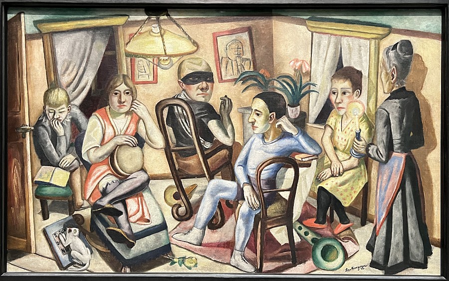 Max Beckmann — Avant le bal masqué, 1922
